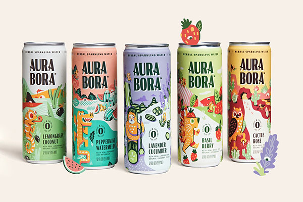 Free Aura Bora Herbal Sparkling Water