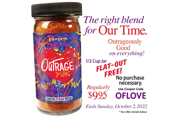 Free Penzeys Outrage of Love Jar